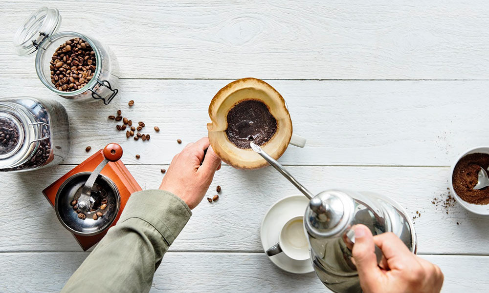 Pour over coffee allows more flavor to be created